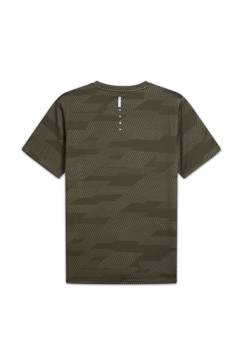 תמונה אחורית של חולצת טי לאימון סלים פיט