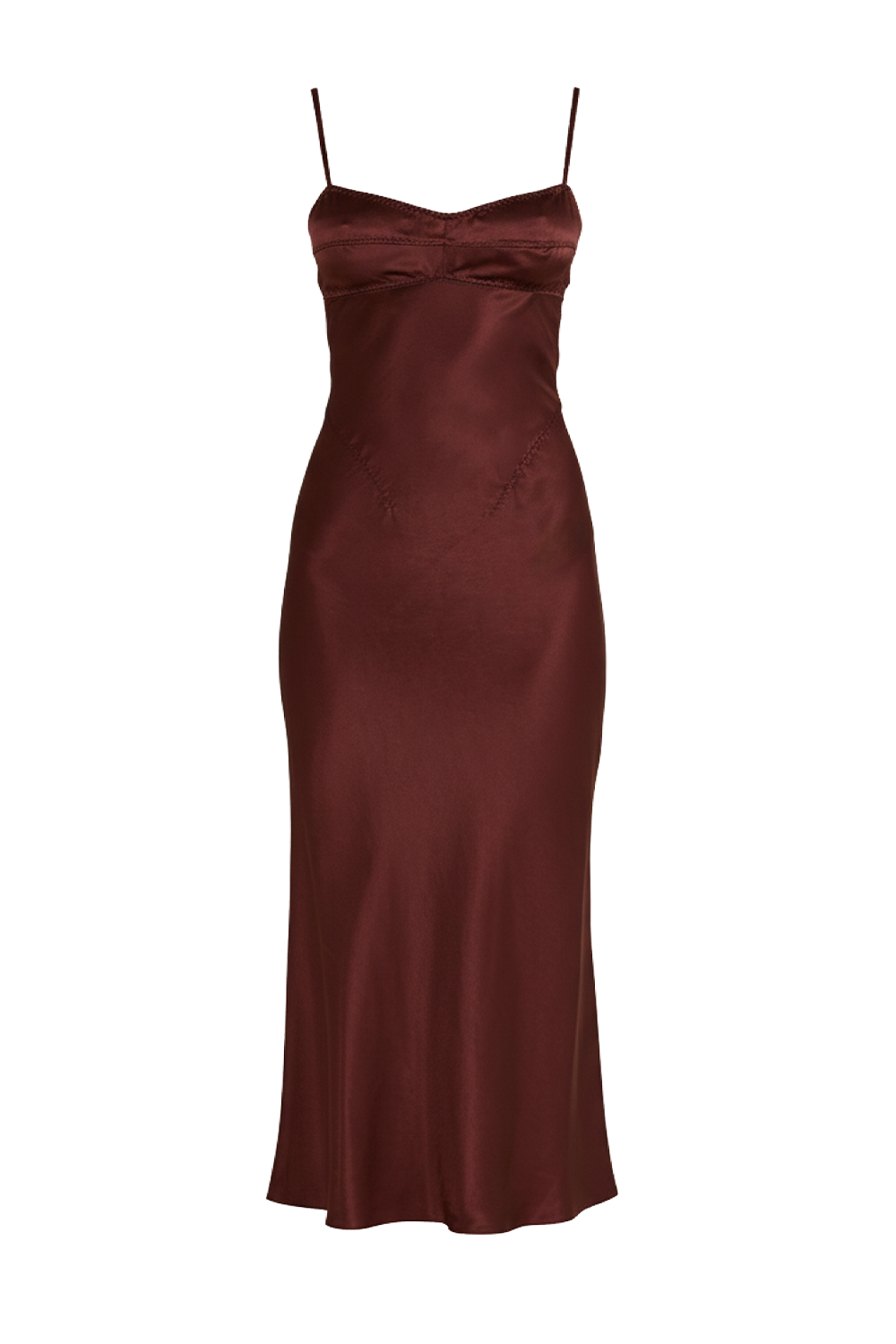 תמונה קידמית של שמלת מקסי