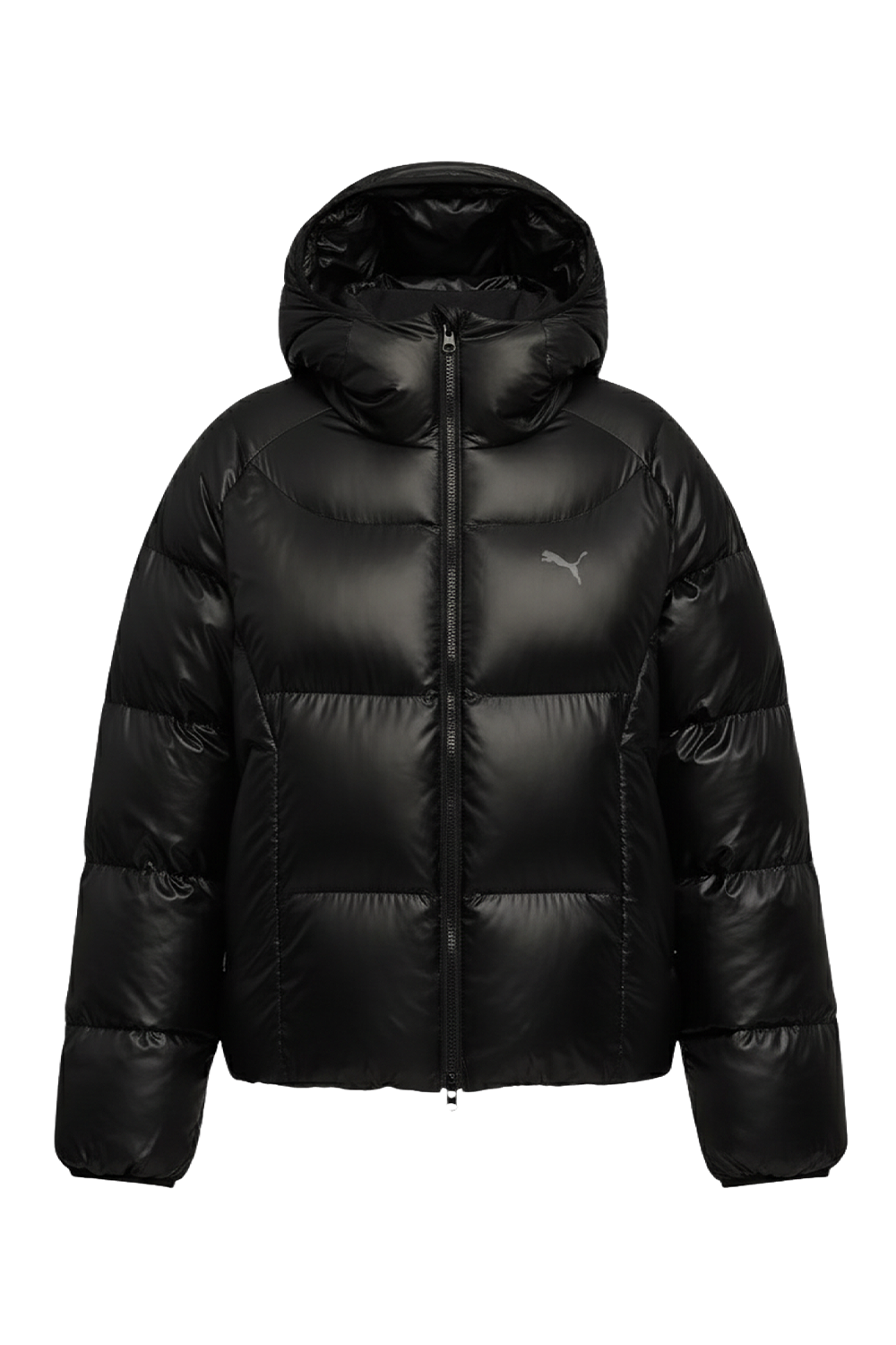 תמונה קידמית של מעיל פוך אוברסייז