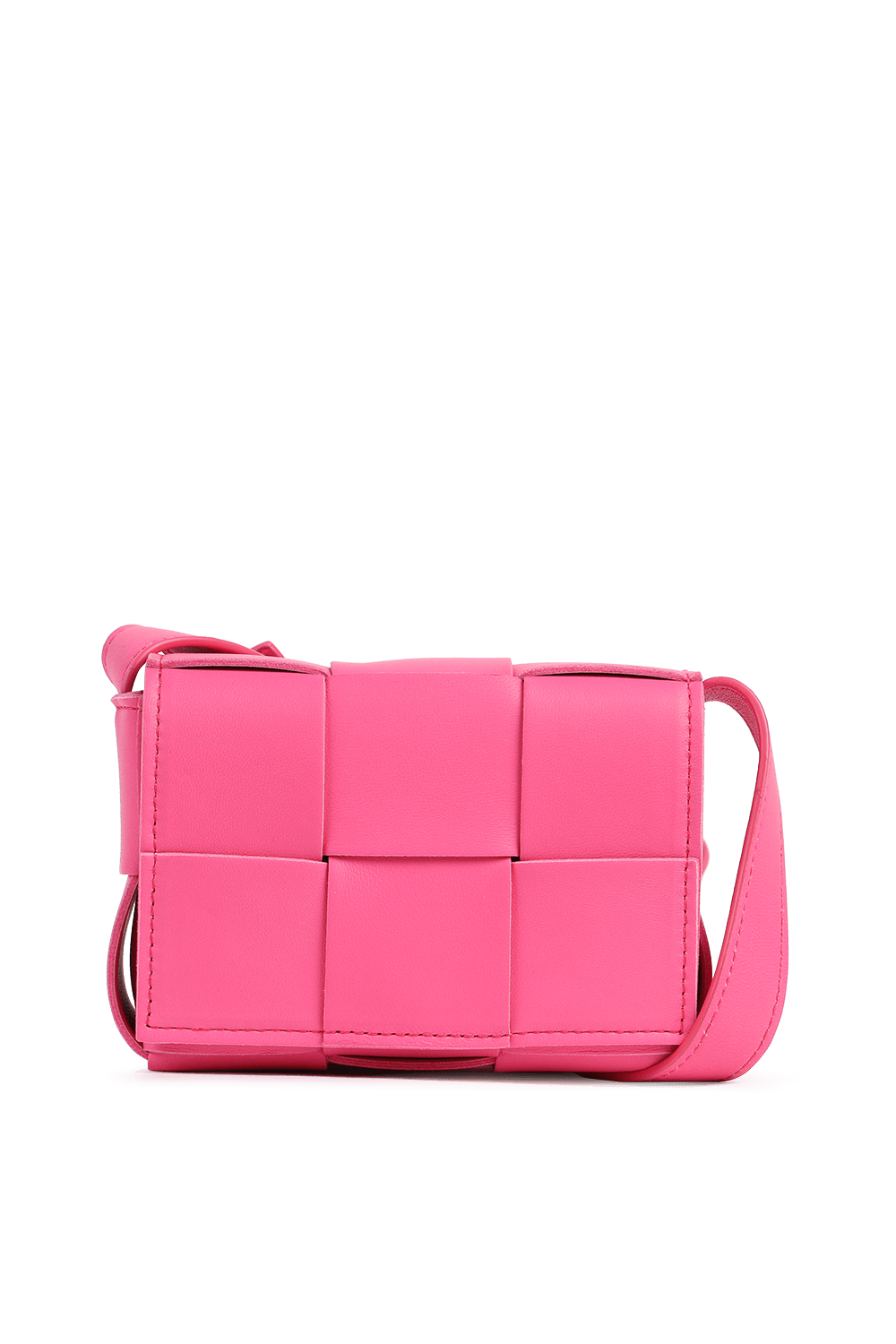 תמונה קידמית של תיק מיני קסטה בצבע ורוד