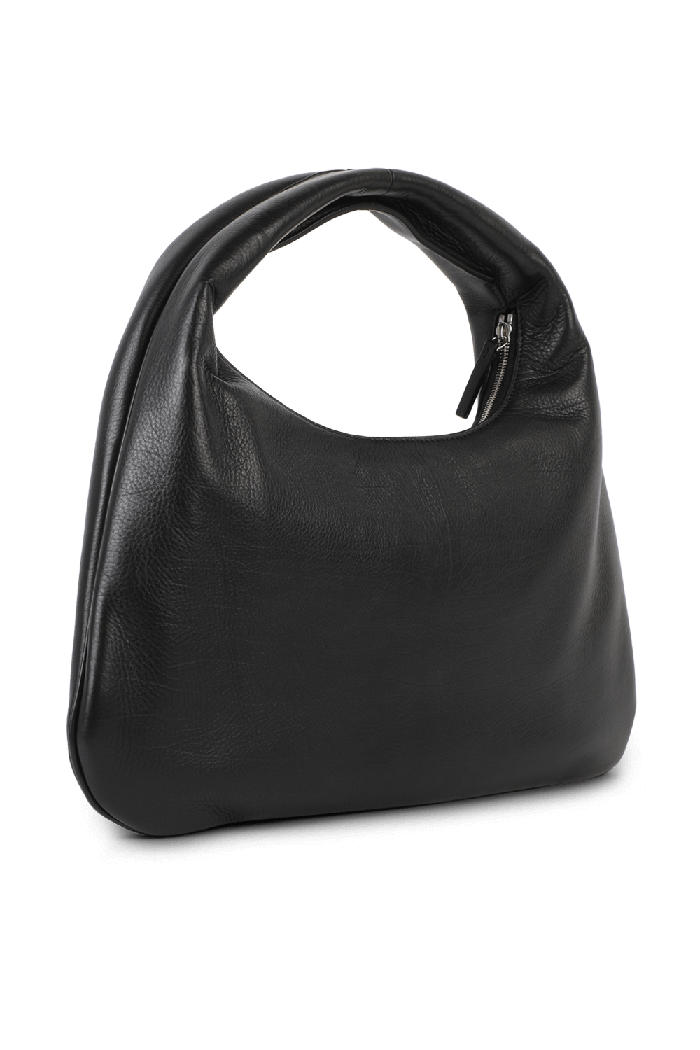 תמונה אחורית של תיק הובו קטן מעור