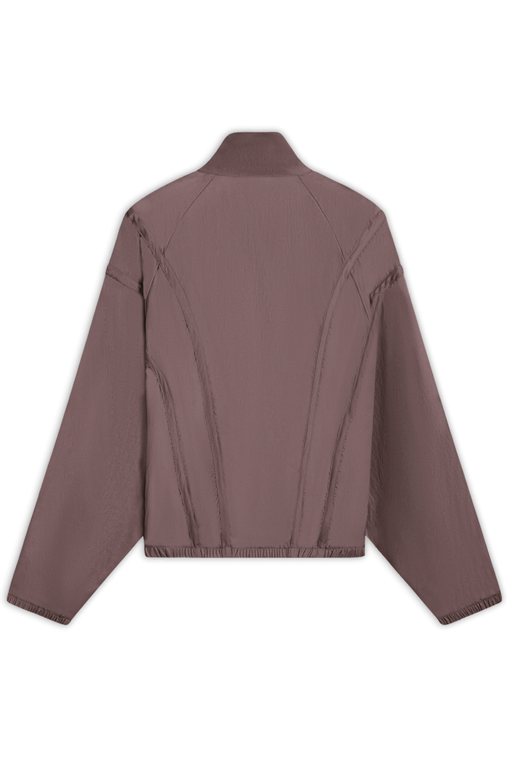 תמונה אחורית של ז'קט רוח אוברסייז