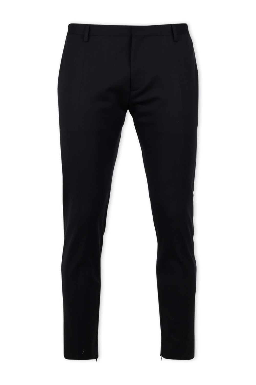 תמונה קידמית של מכנסיים ארוכים מחויטים מצמר