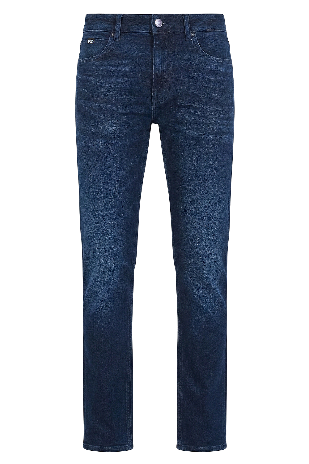 תמונה קידמית של מכנסי ג'ינס בגזרת סלים