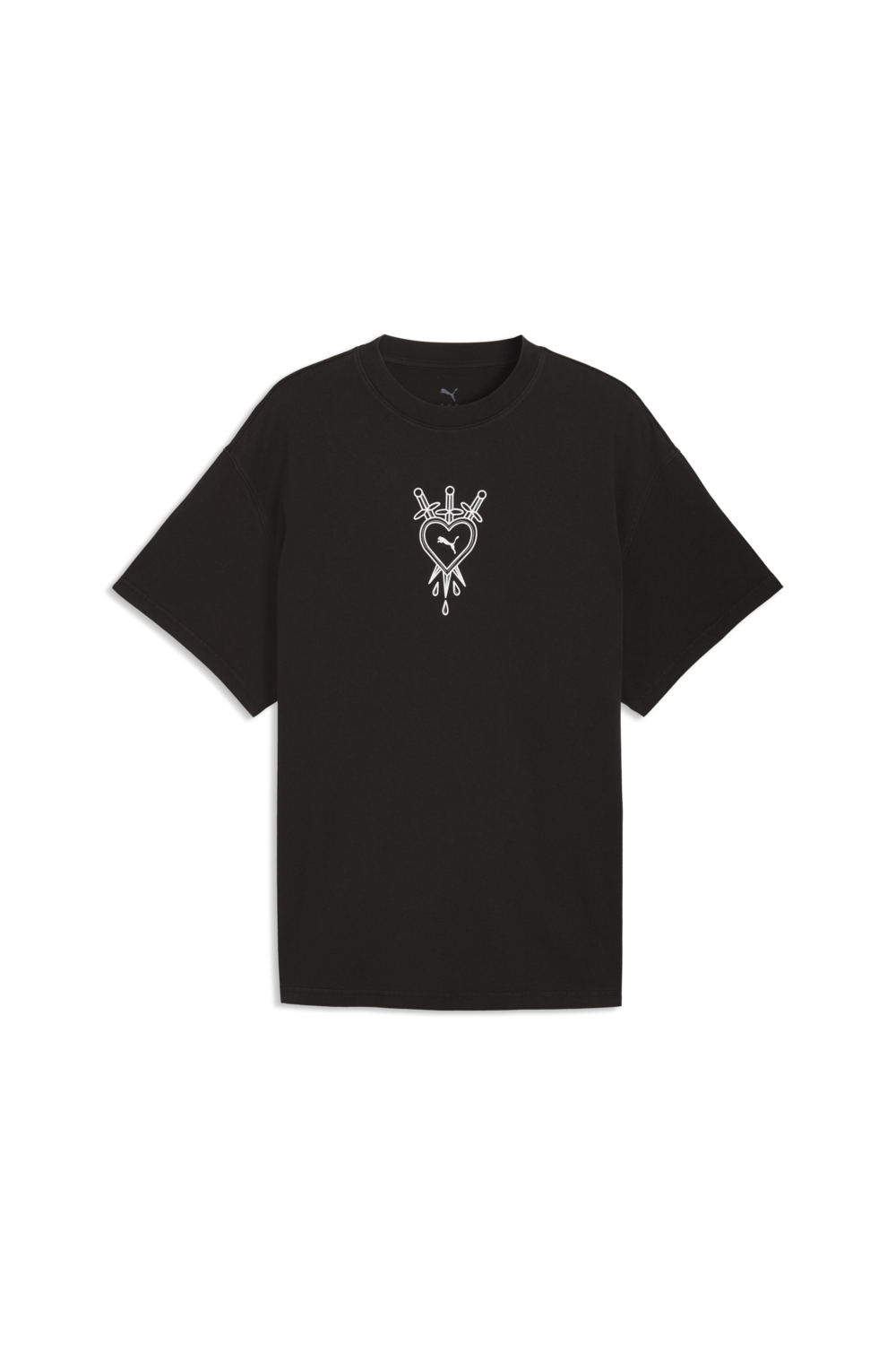 תמונה קידמית של חולצת טי אוברסייז