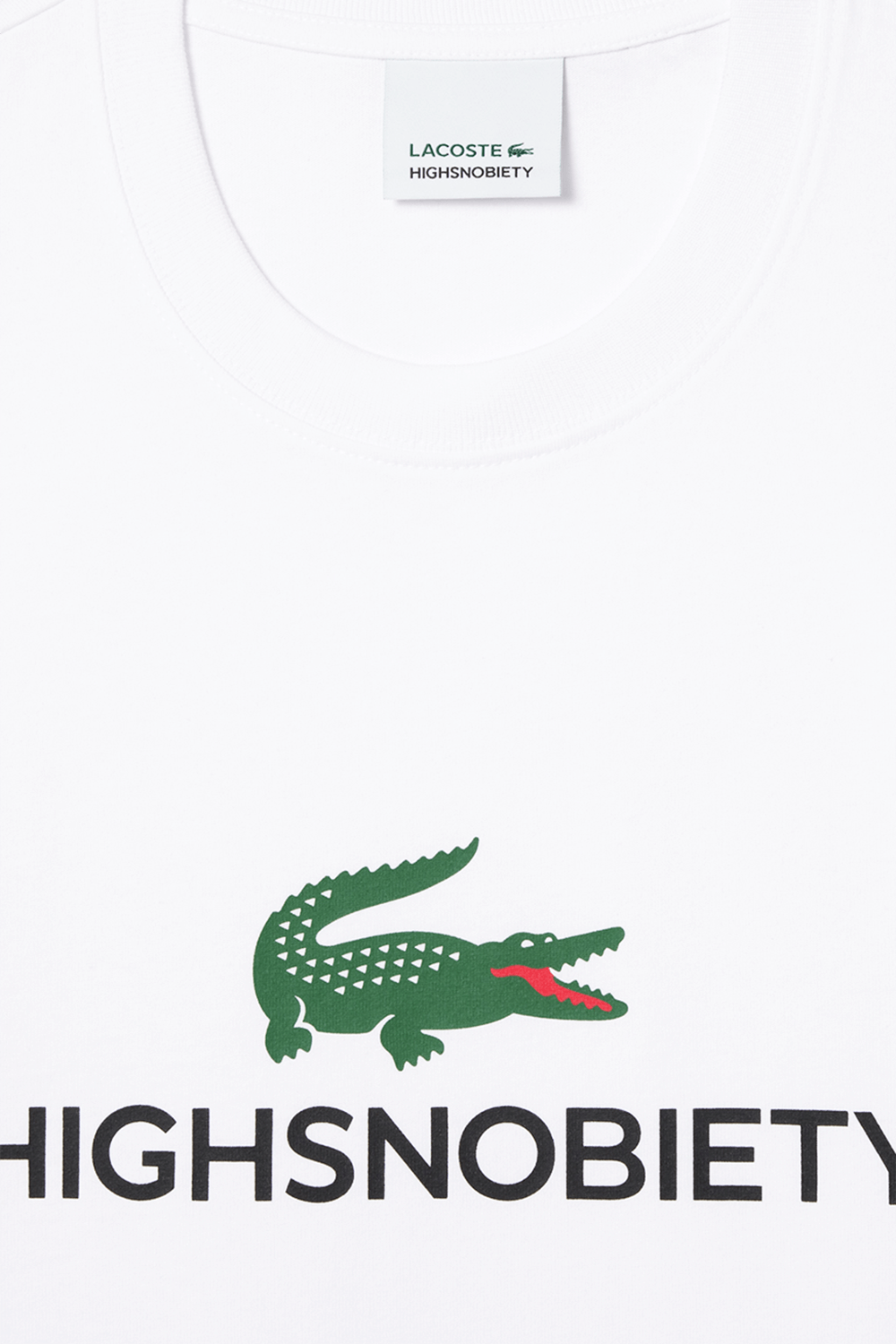 תמונה אחורית של לקוסט X הייסנובייטי חולצת טי