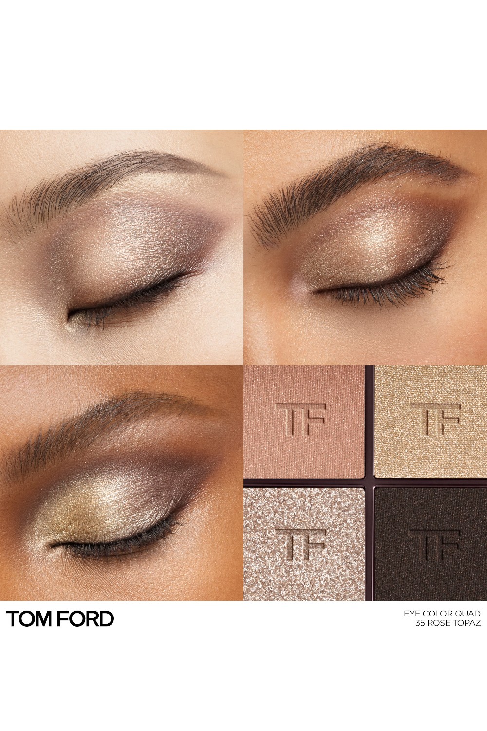 תמונה אחורית של EYE COLOR QUAD CREME 35 Rose Topaz