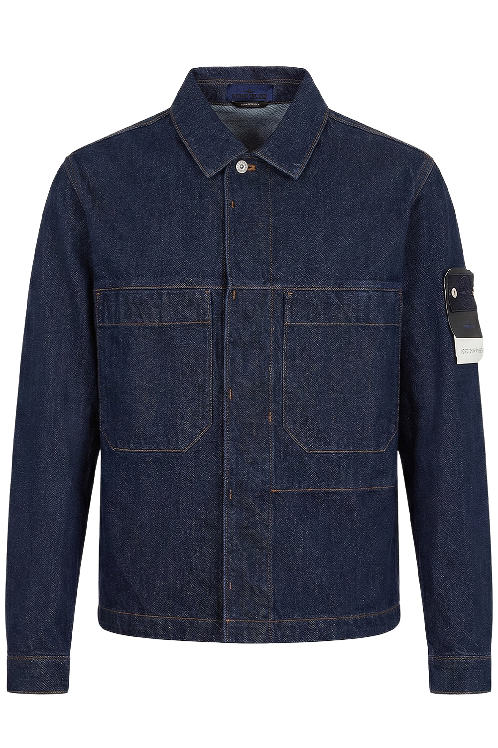 תמונה קידמית של ז'קט ג'ינס