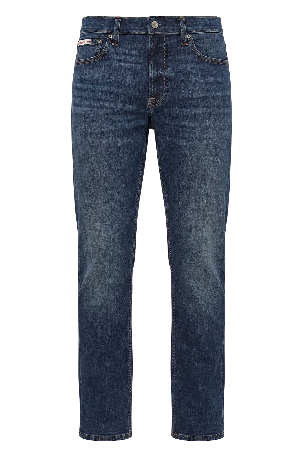 תמונה קידמית של מכנסי ג'ינס בגזרת סלים