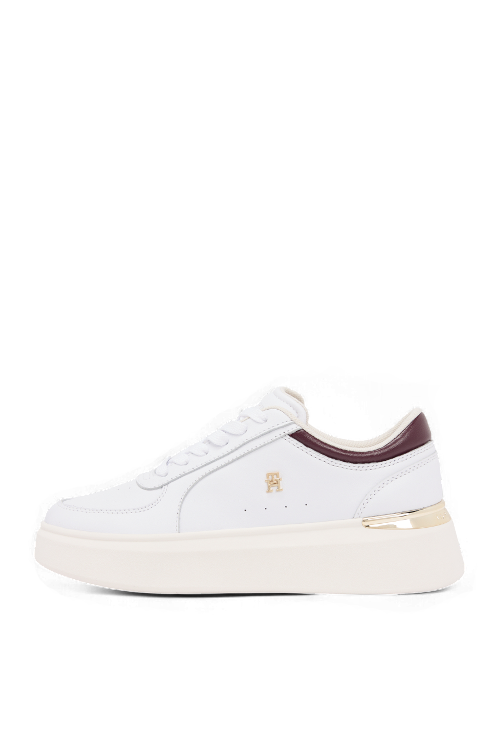 תמונה אחורית של נעלי סניקרס פלטפורמה