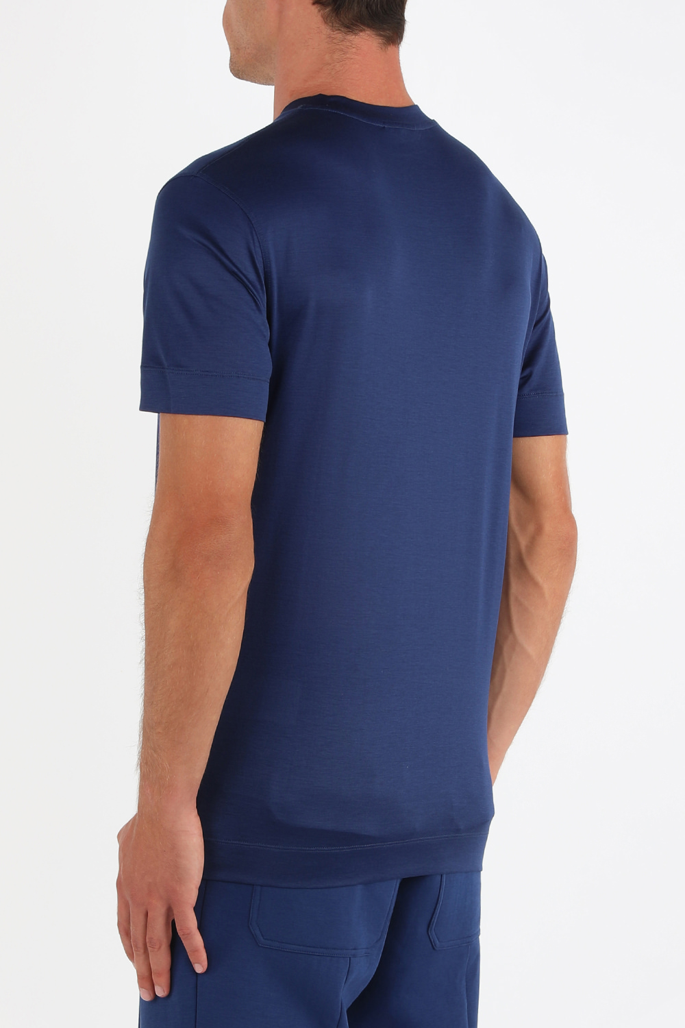 תמונת דוגמן אחורית של Logo T-Shirt in Blue
