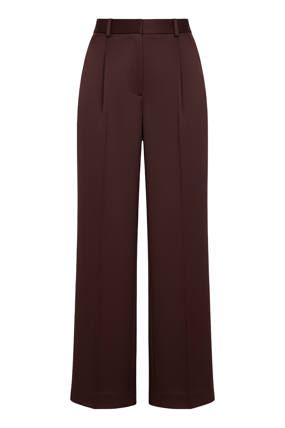 תמונה קידמית של מכנסיים מחוייטים עם קפלים