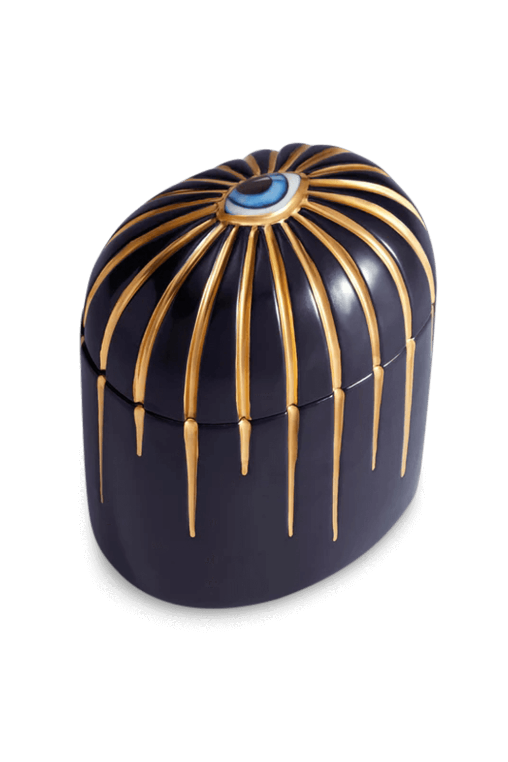 תמונה קידמית של Lita-Candle Blue+Gold