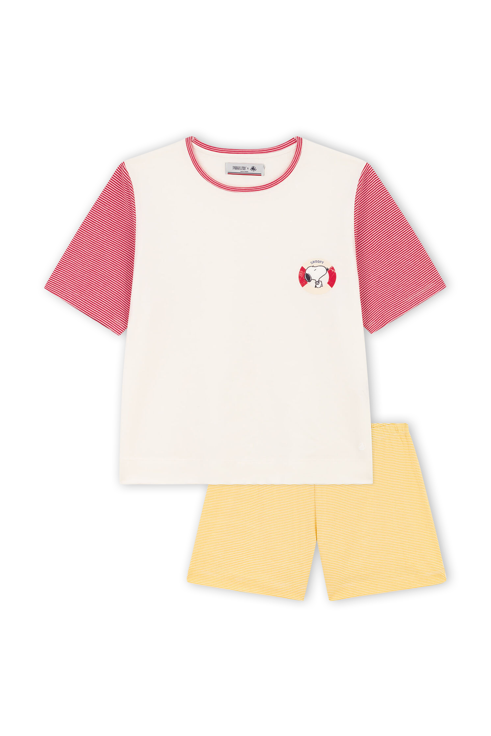 תמונה קידמית של פטיט באטו X סנופי סט פיג`מה קצרה
