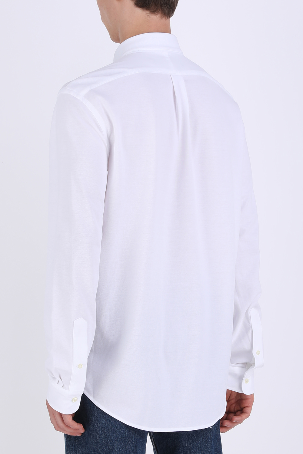 חולצת אוקספורד קלאסית בלבן POLO RALPH LAUREN