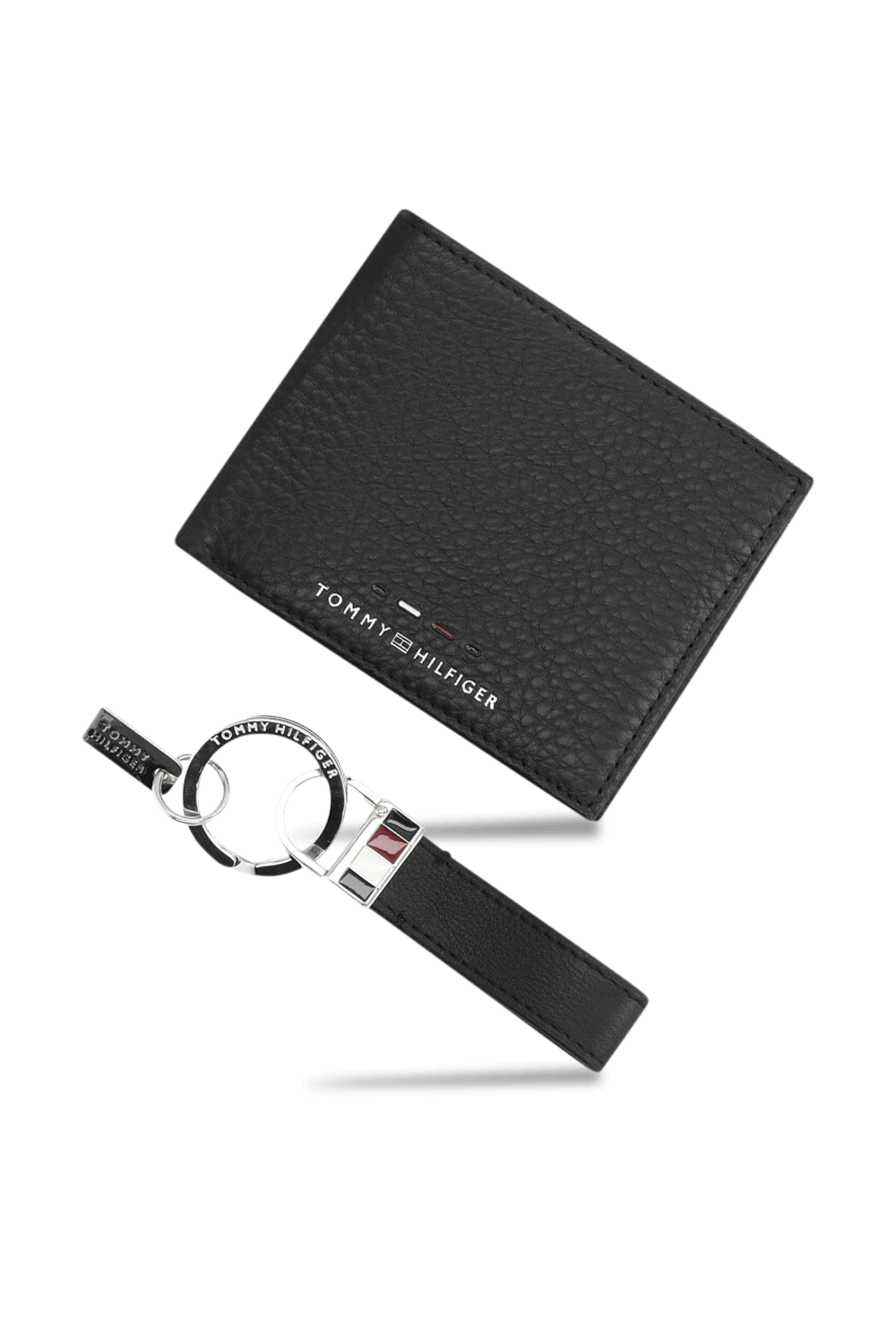 תמונת תקריב של מארז ארנק ומחזיק מפתחות