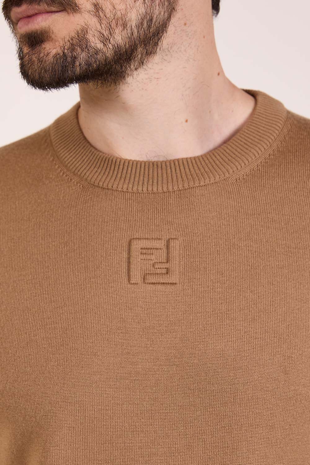 תמונת תקריב דוגמן של סריג צמר