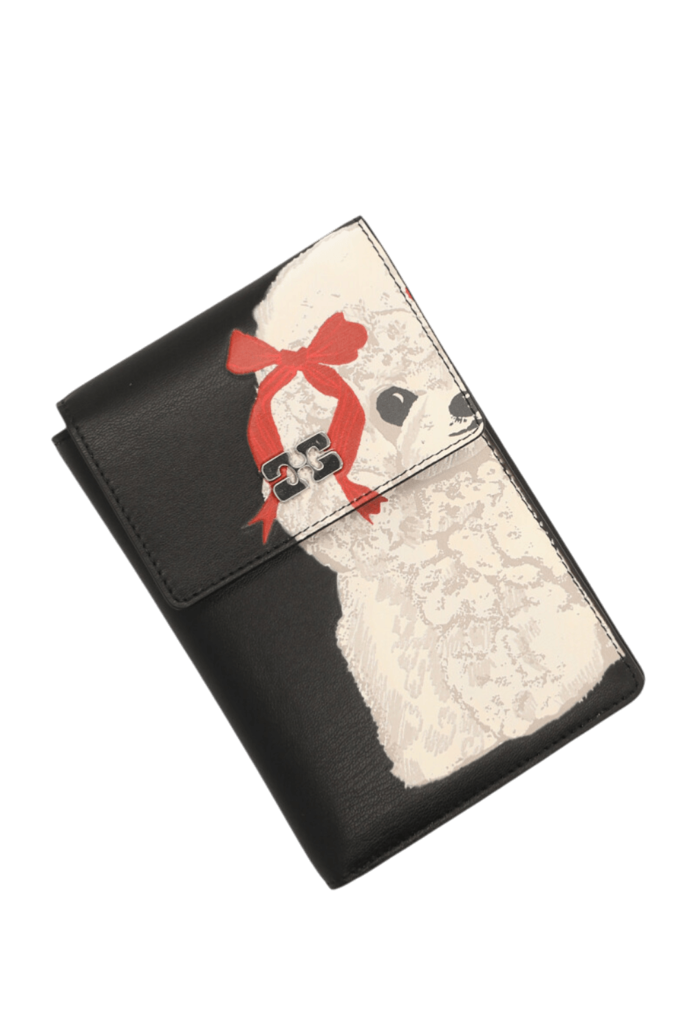 תמונת תקריב של ארנק עור