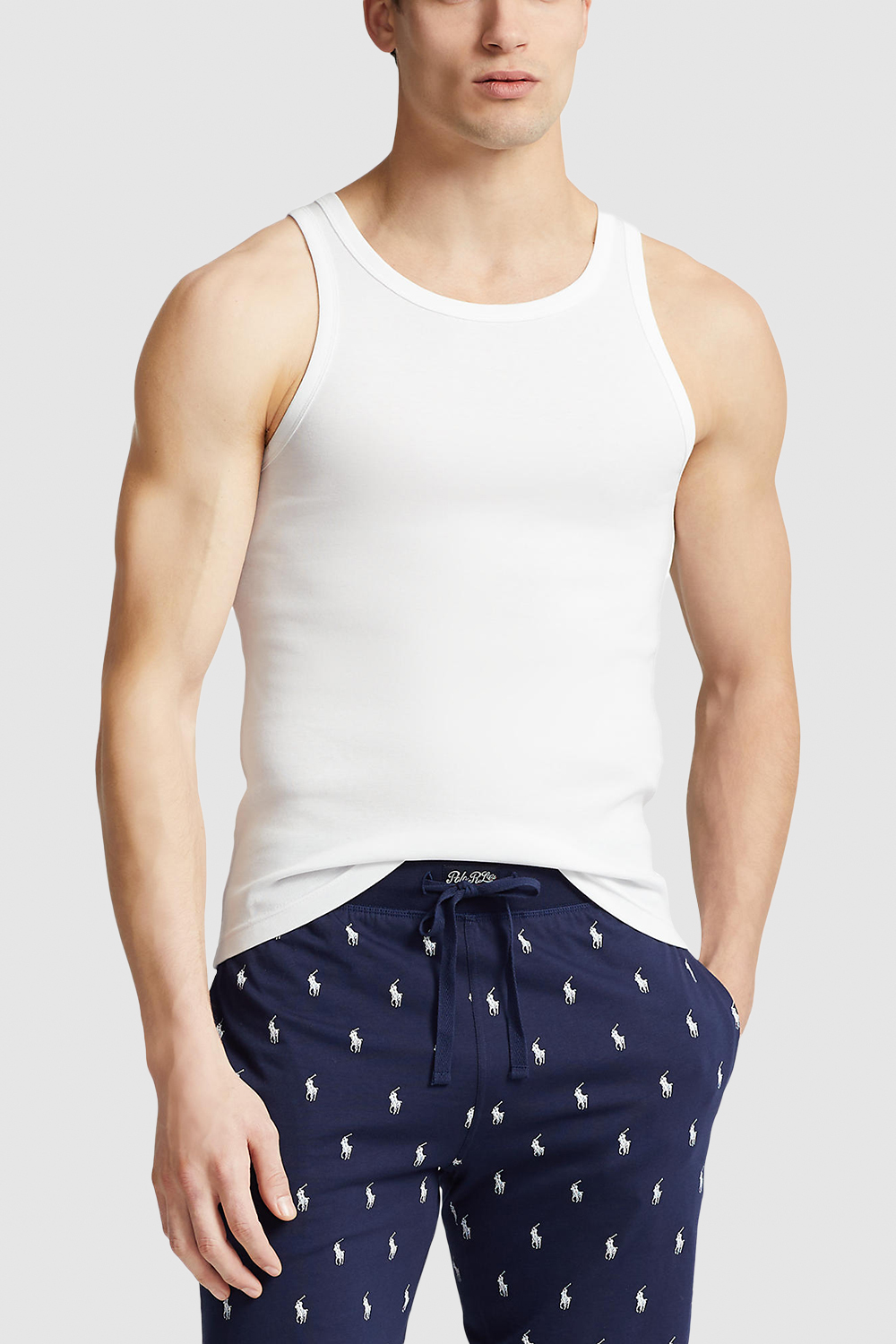 תמונת דוגמן קידמית של מארז שתי גופיות בייסיק