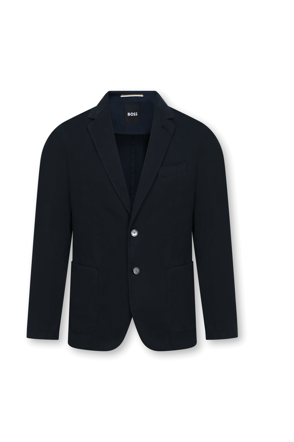 תמונה קידמית של ז'קט מחויט עם כיסים