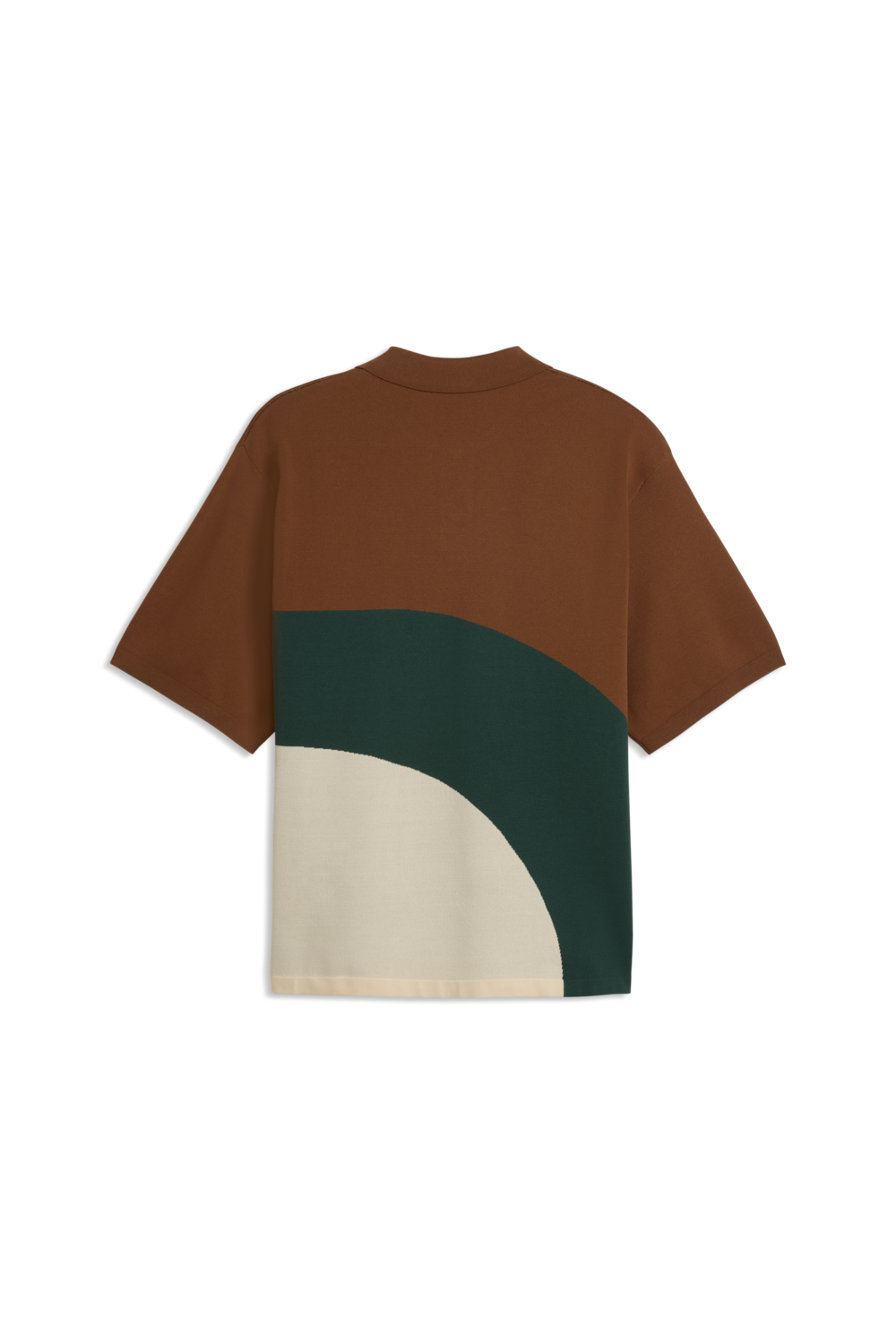 תמונה אחורית של חולצות פולו שרוול קצר