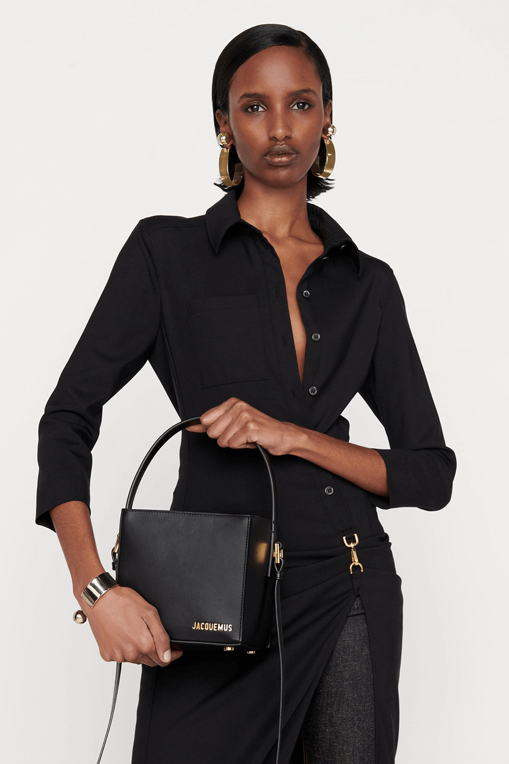 Shoulder Bag Jacquemus Le Seau Carre Jacquemus Off-White Le Seau