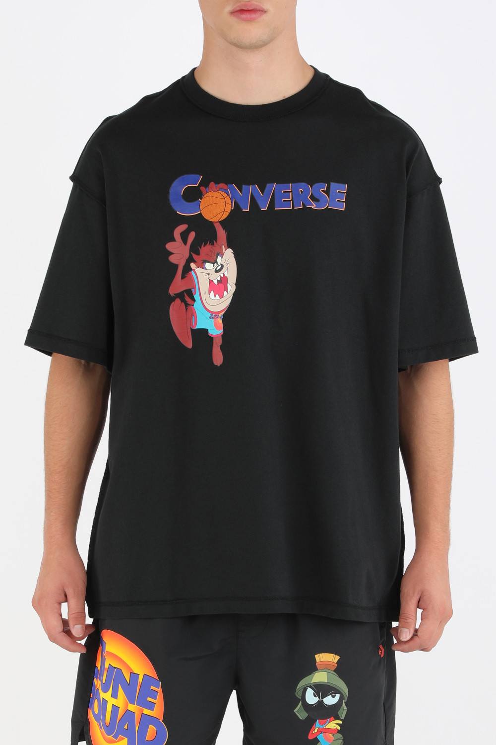 תמונת דוגמן קידמית של Converse x Space Jam T-Shirt in Black