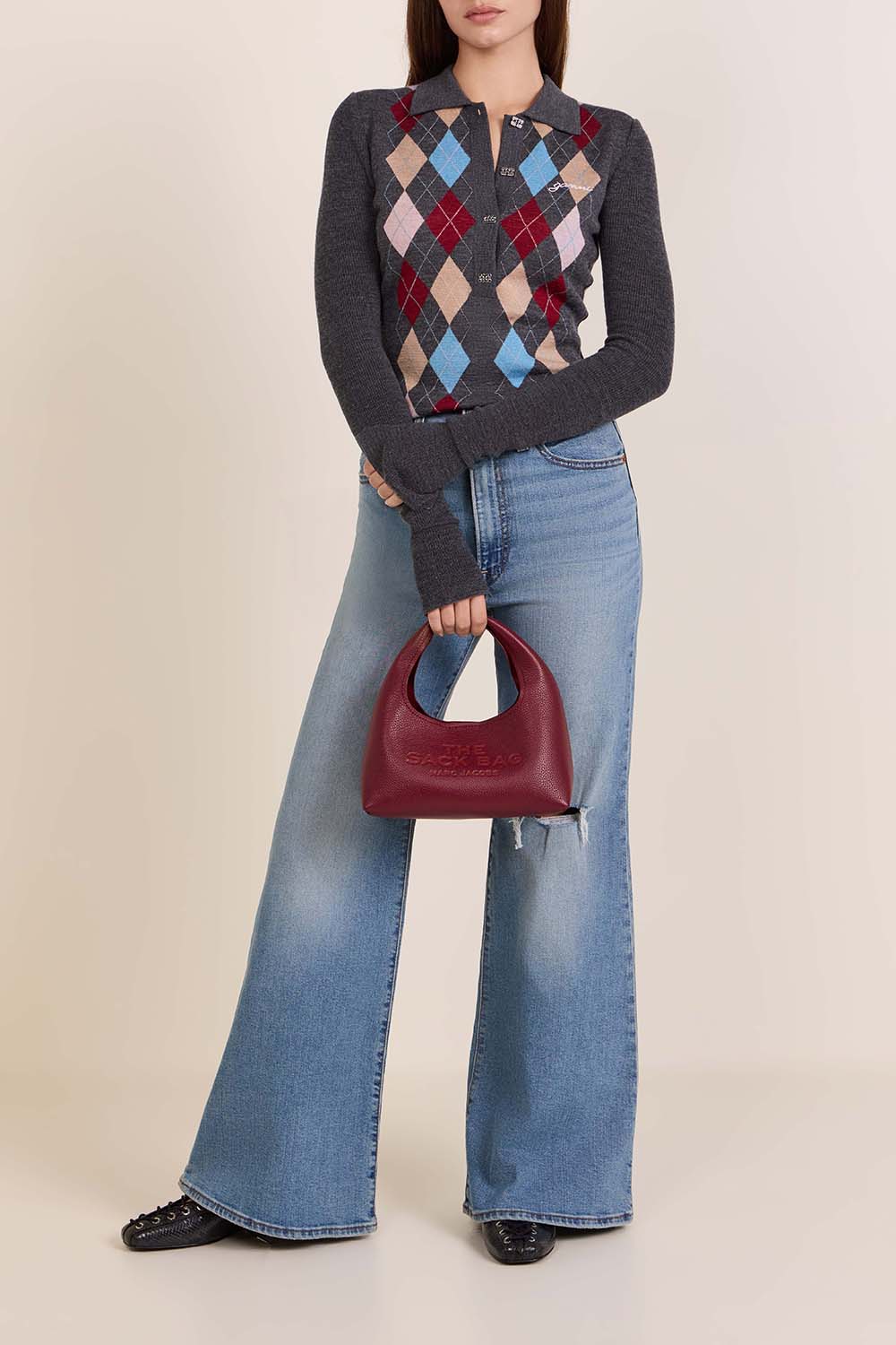 תמונת דוגמן קידמית של תיק שק