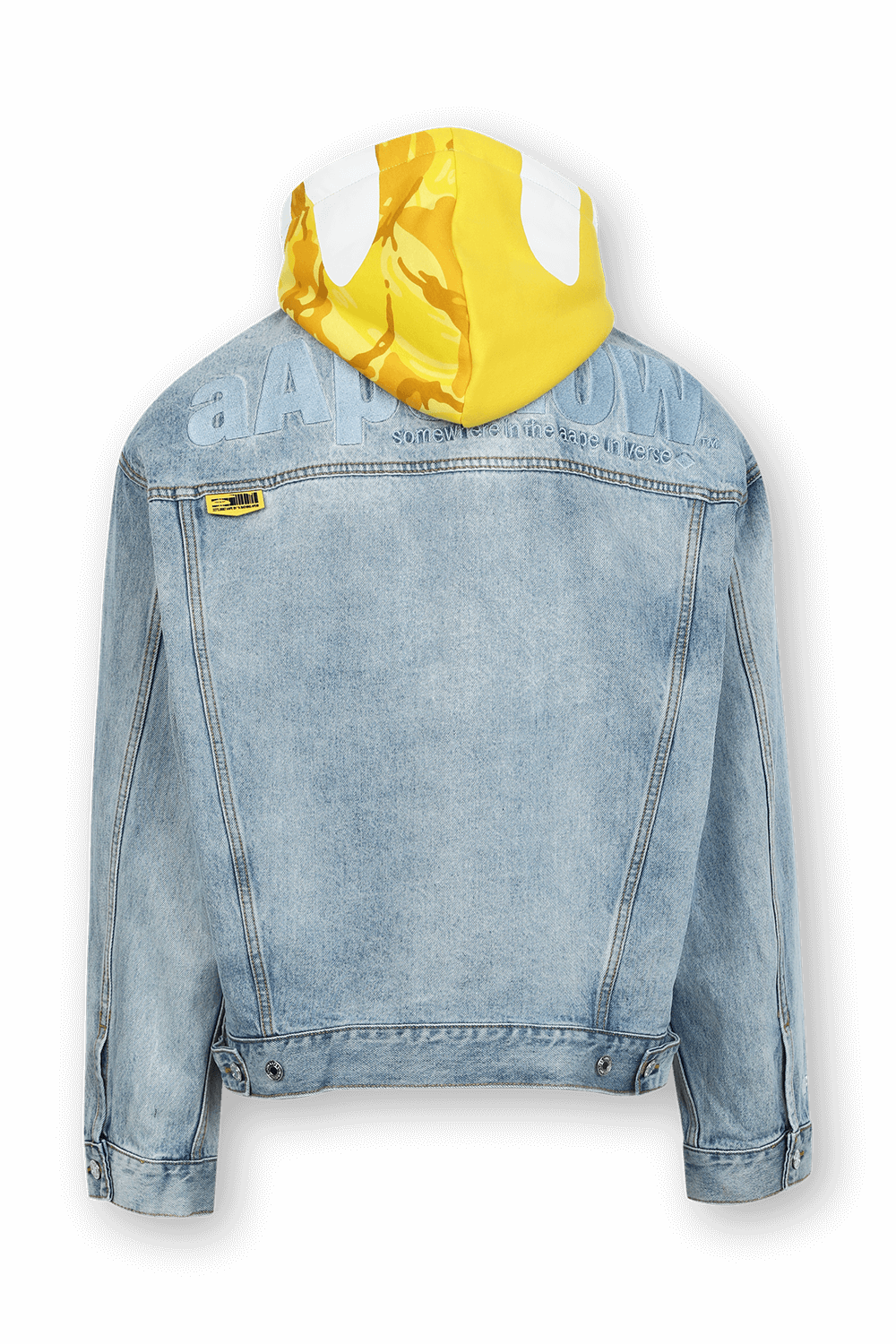 light colored denim jacket