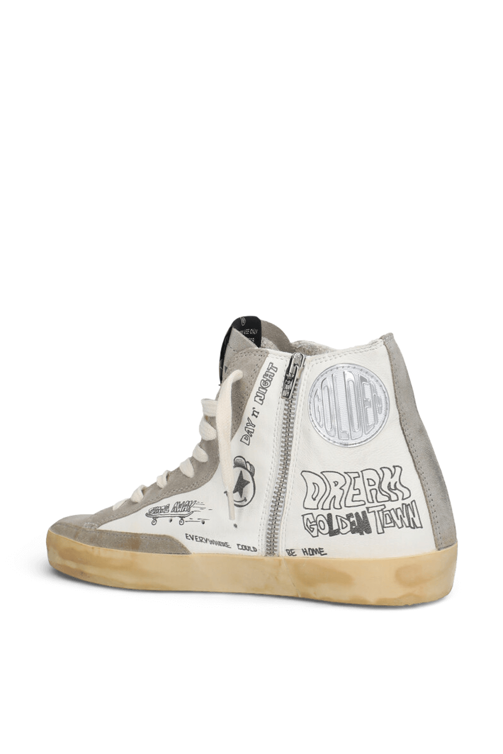 תמונה אחורית של נעלי סניקרס פרנצ'י