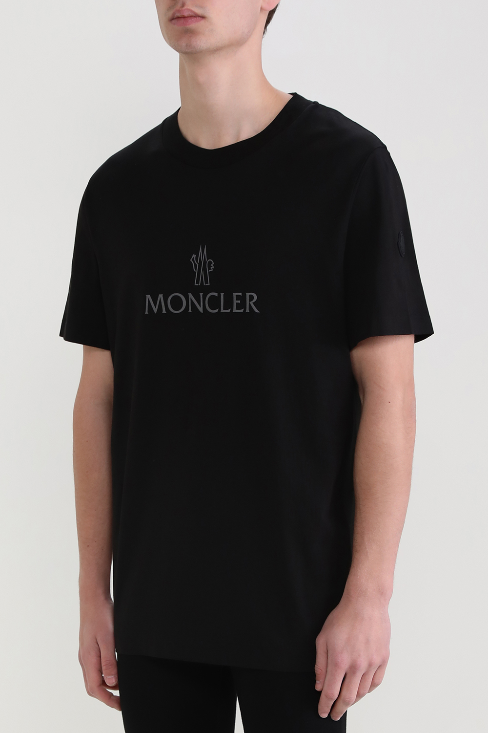 חולצת טי עם פאנל רשת MONCLER