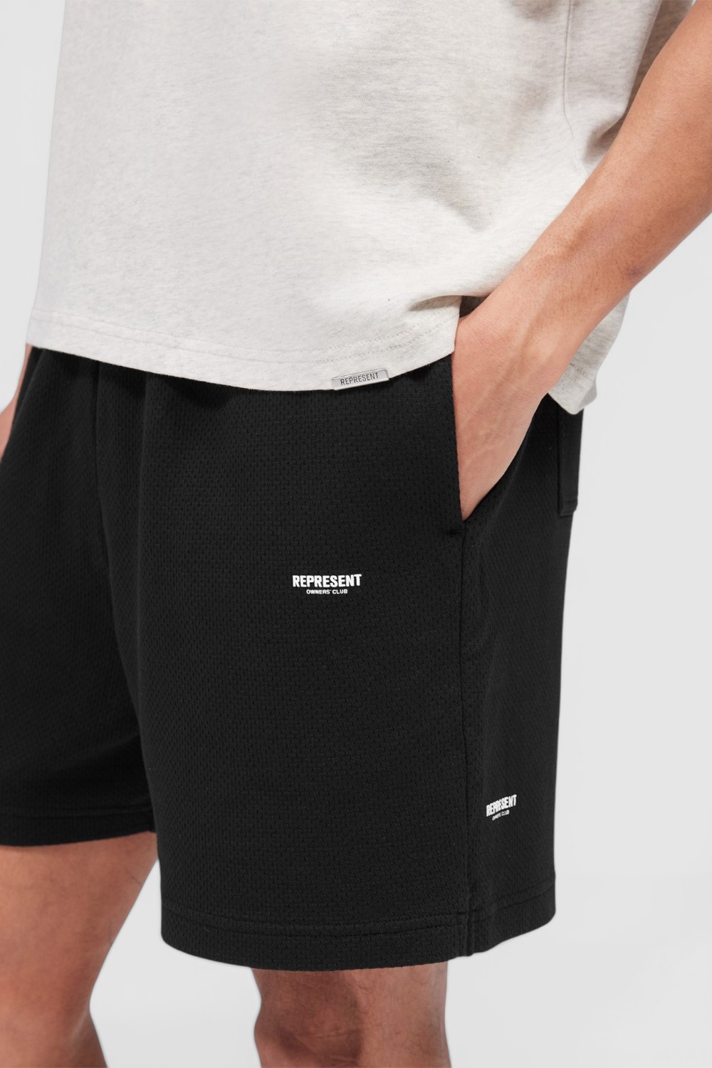 תמונת תקריב דוגמן של מכנסיים קצרים