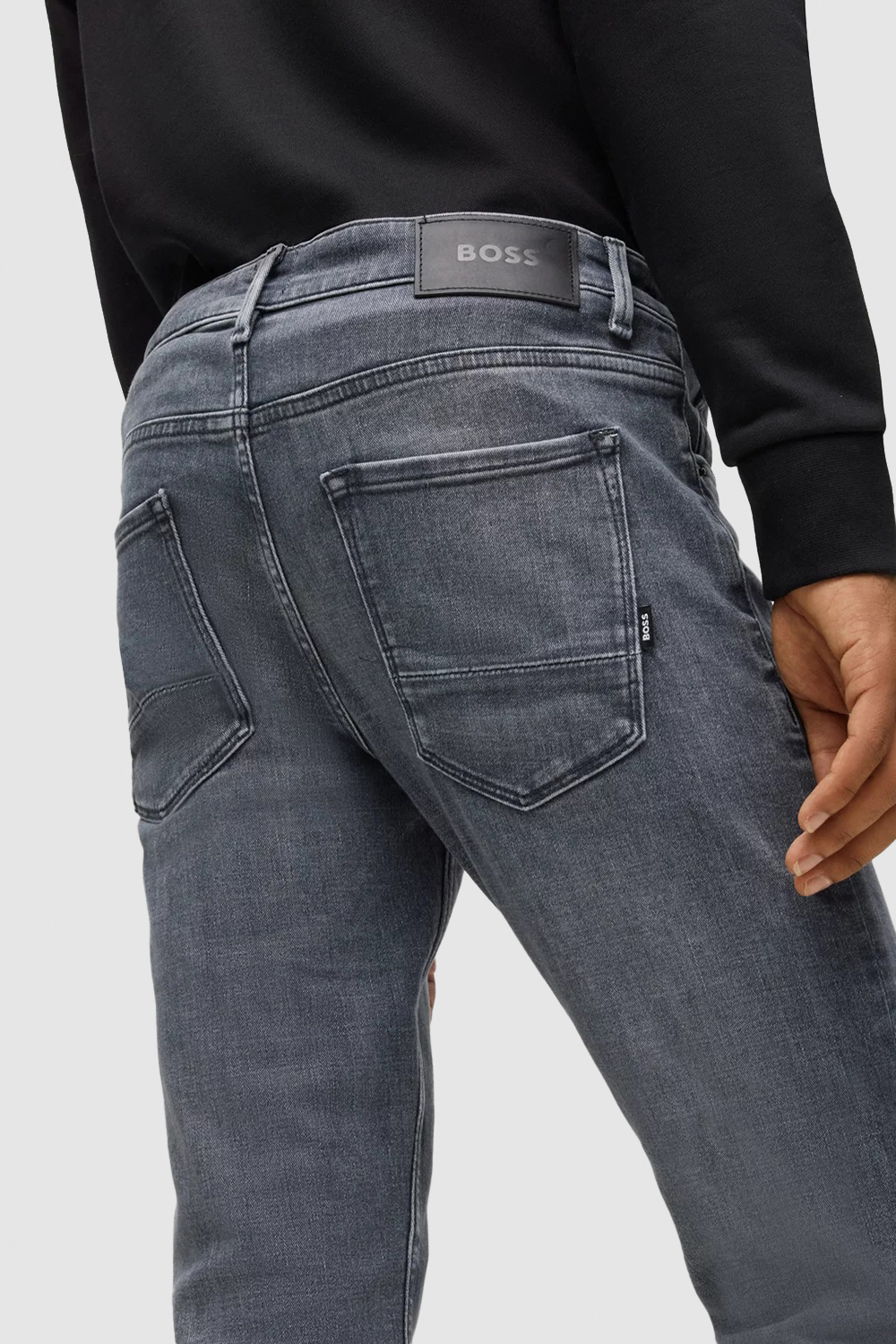 מכנסי ג'ינס בגזרת אקסטרה סלים BOSS
