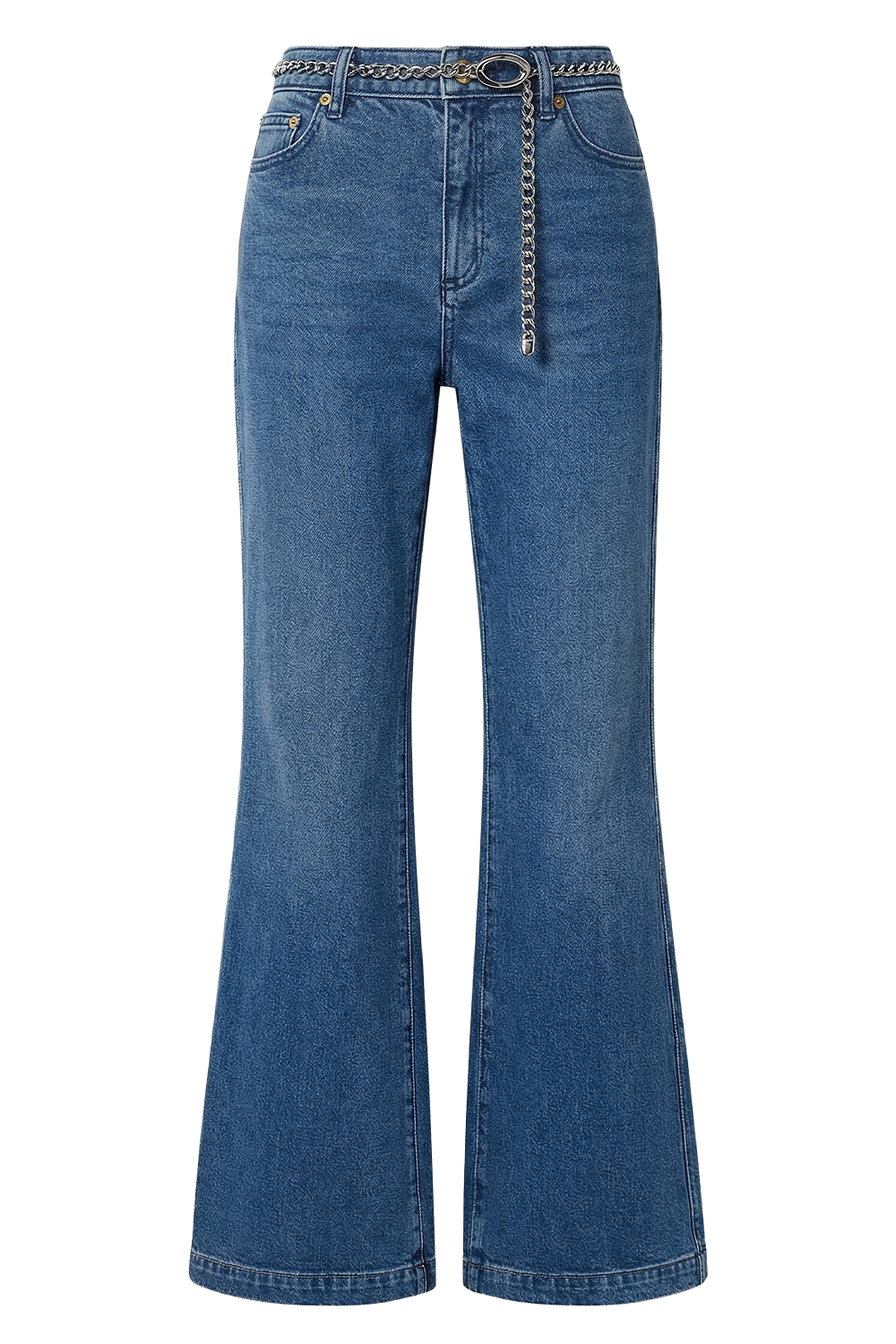 תמונה קידמית של חגורת מתכת