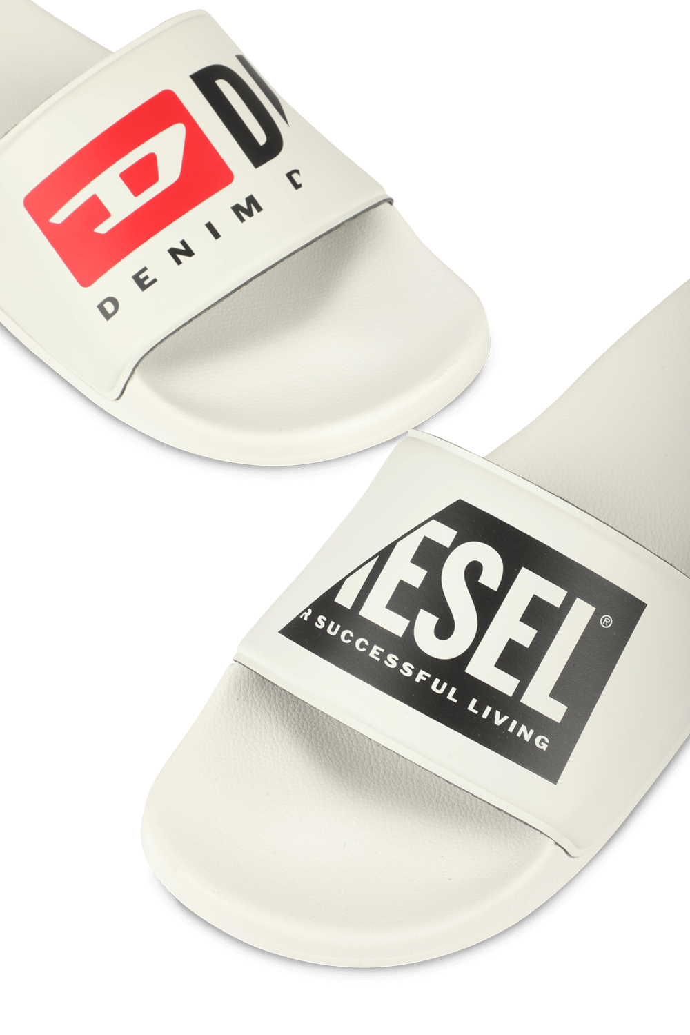 Split Logo Sliders in White DIESEL