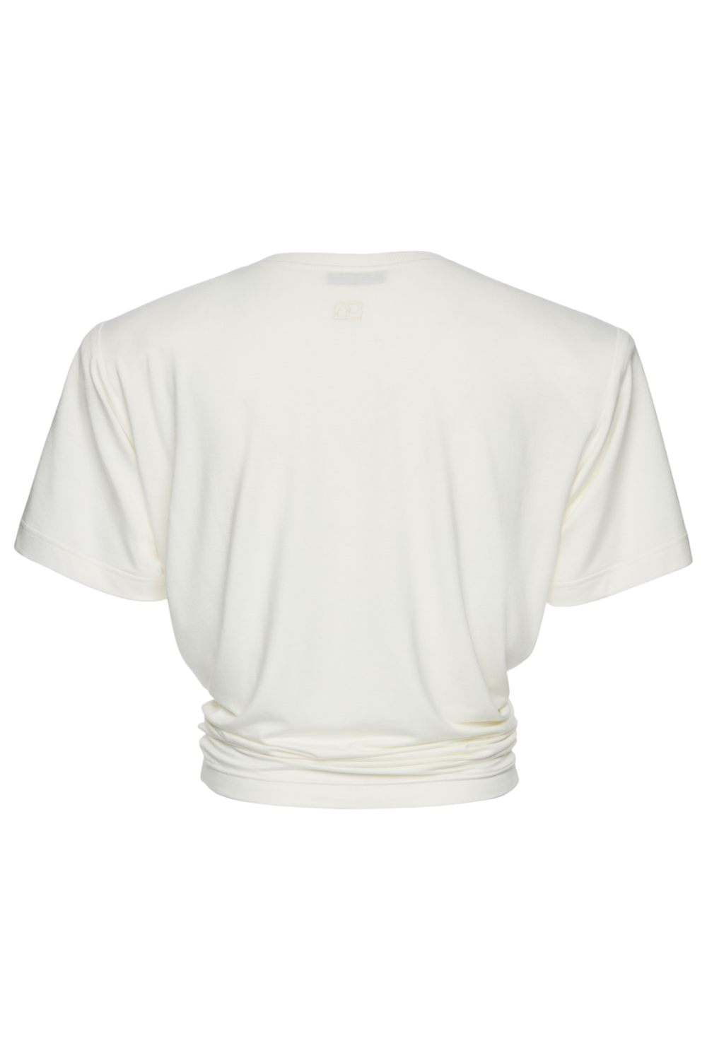 תמונה אחורית של חולצת טי פרח