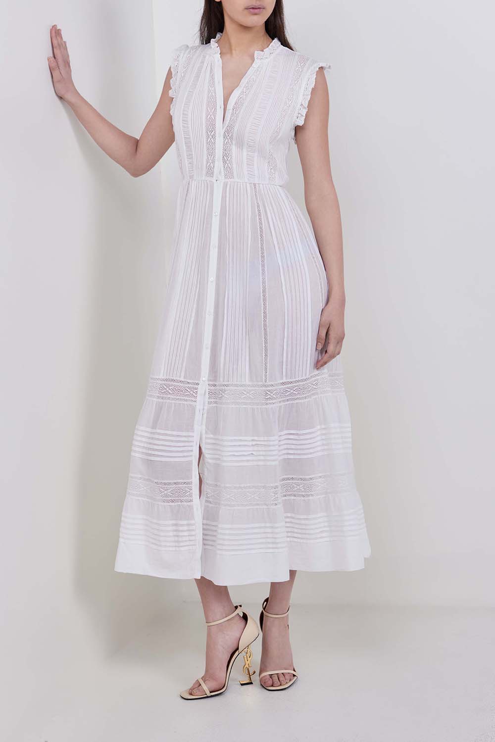 תמונת דוגמן קידמית של שמלת מידי