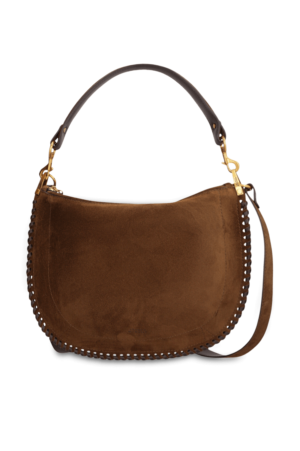 תמונה קידמית של תיק כתף אוסקן מעור רך לארג'