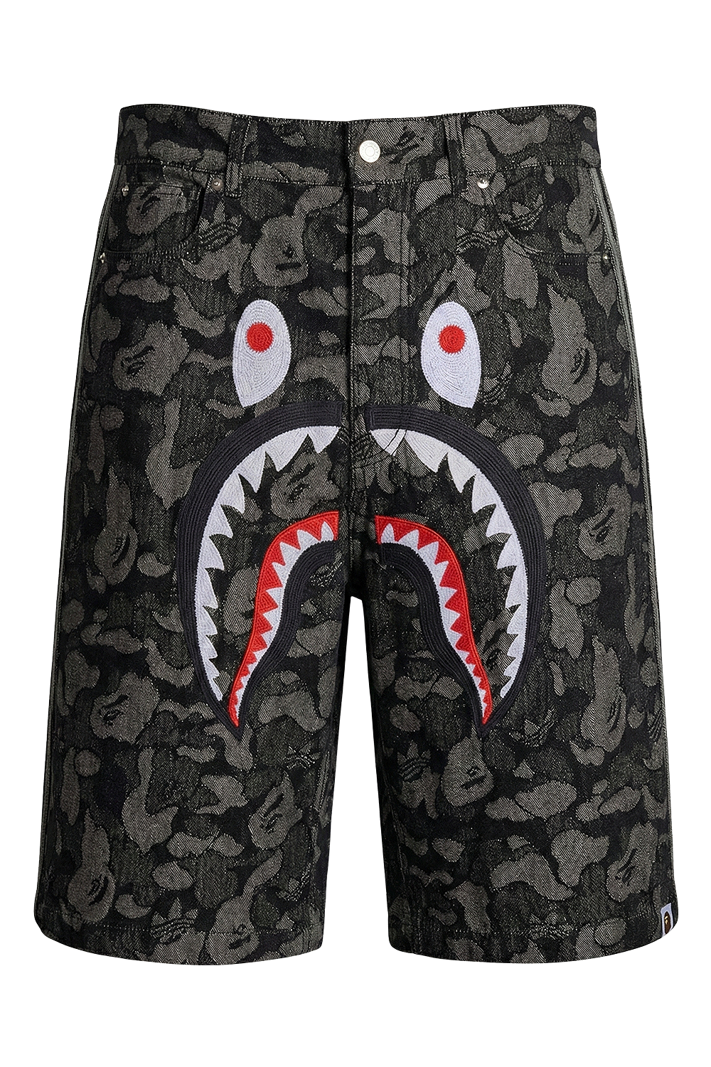 תמונה קידמית של מכנסי ג'ינס קצרים אדידס X בייפ