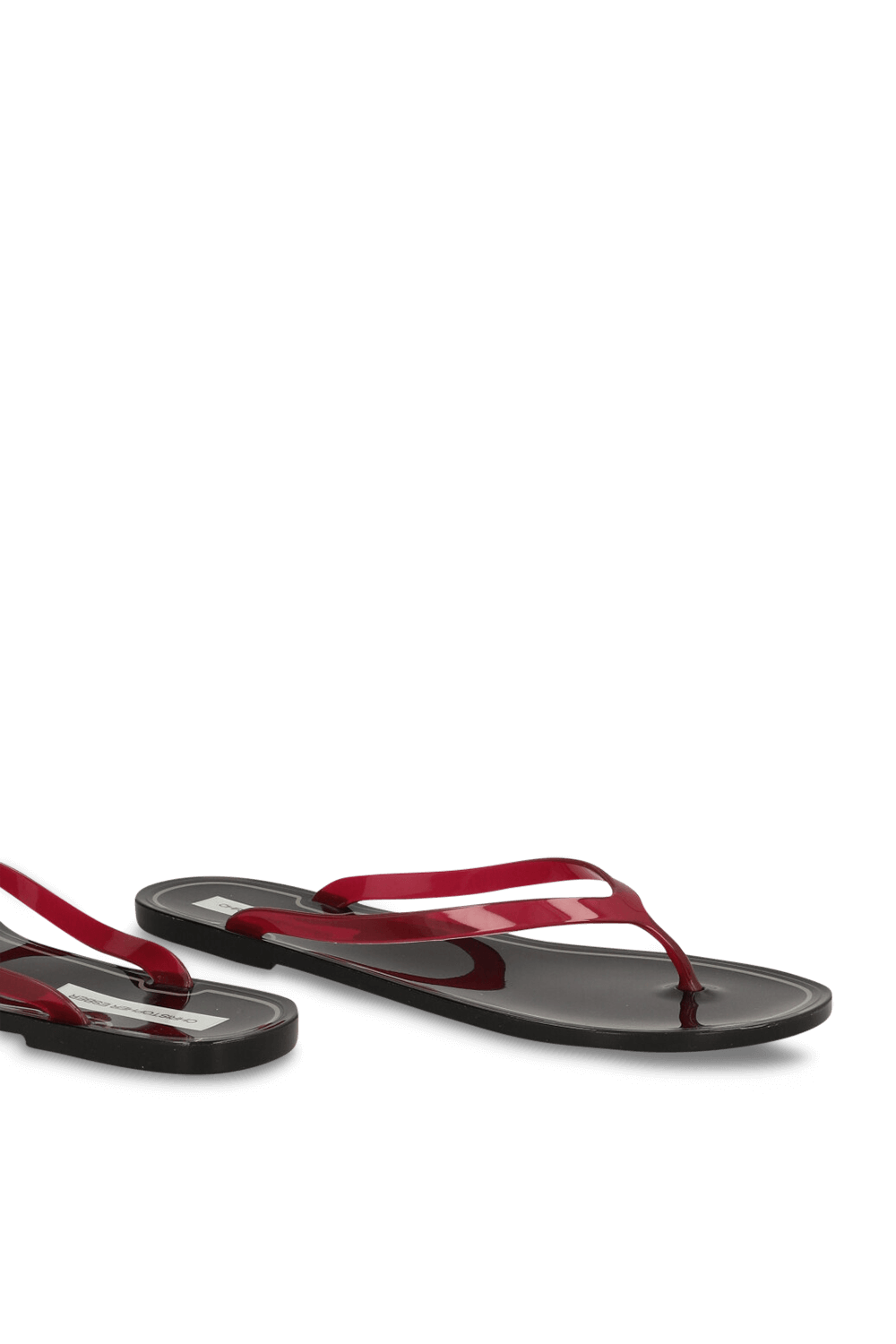 תמונת תקריב של כפכפי אצבע