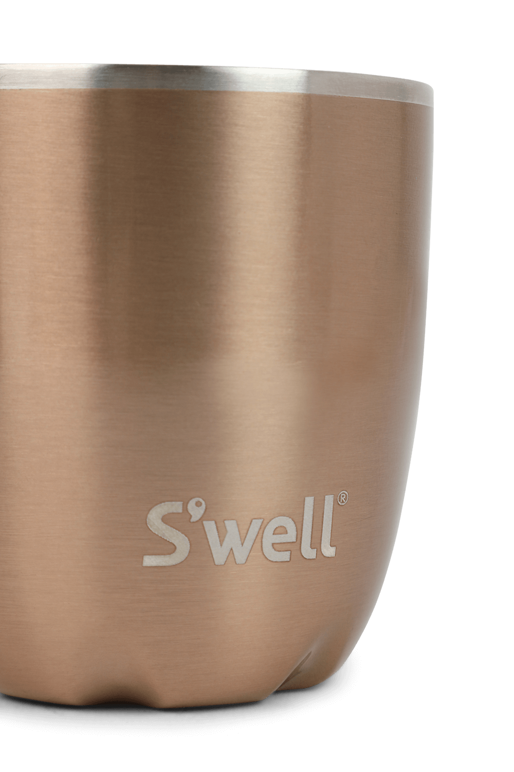 תמונת תקריב של כוס נחושת 290 מ''ל עם מכסה