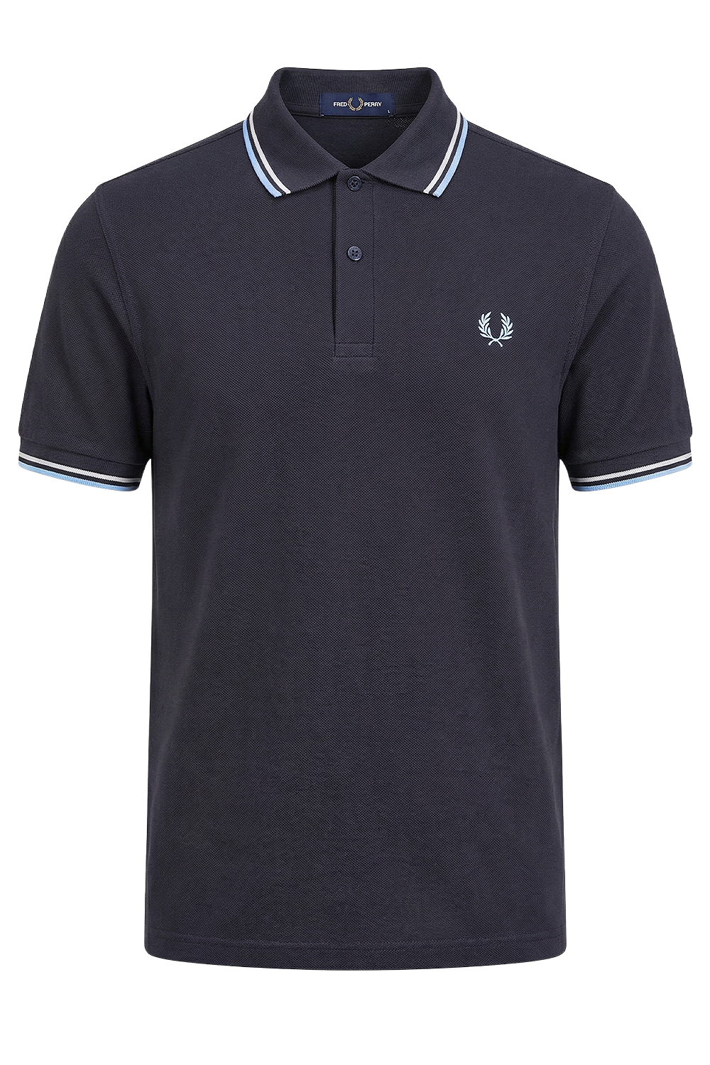 תמונה קידמית של חולצת פולו בגזרה ישרה