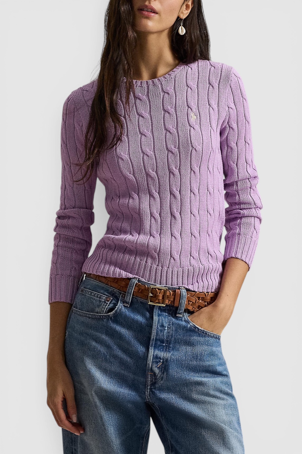 תמונת דוגמן קידמית של סריג כותנה