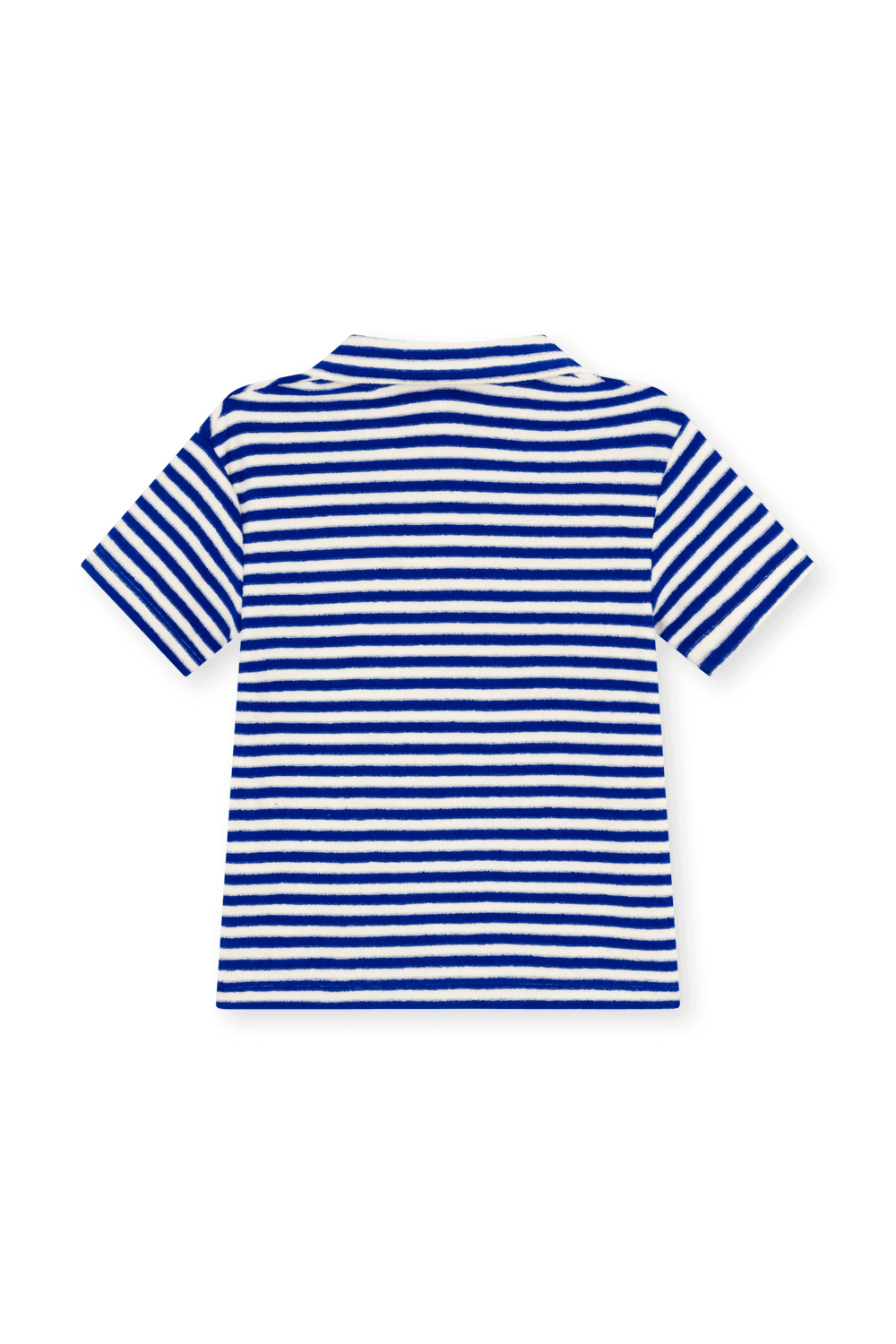 תמונה אחורית של חולצת פולו קצרה - גילאי 6-10 שנים