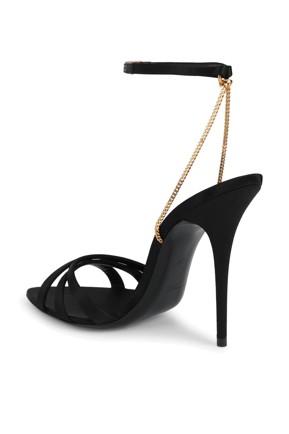 תמונה אחורית של סנדלי מלודי מסאטן