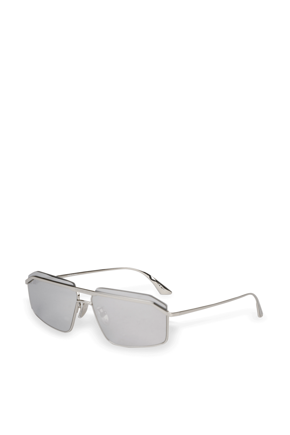 Bridge Rectangle Sunglasses in Silver image number null BALENCIAGA
