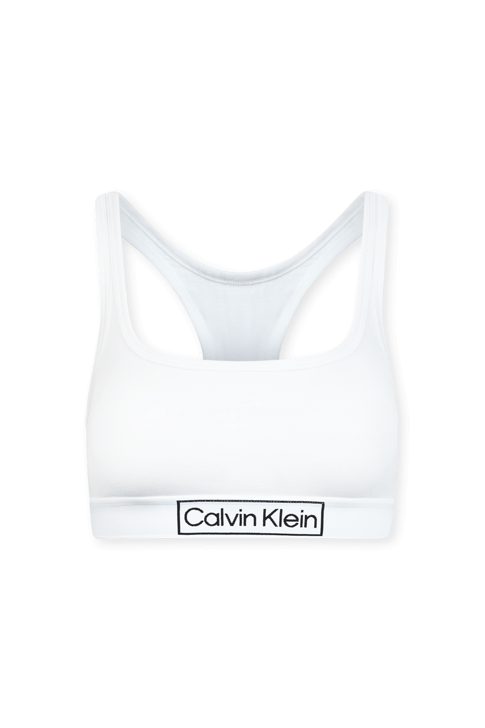 טופ לבן עם לוגו CALVIN KLEIN