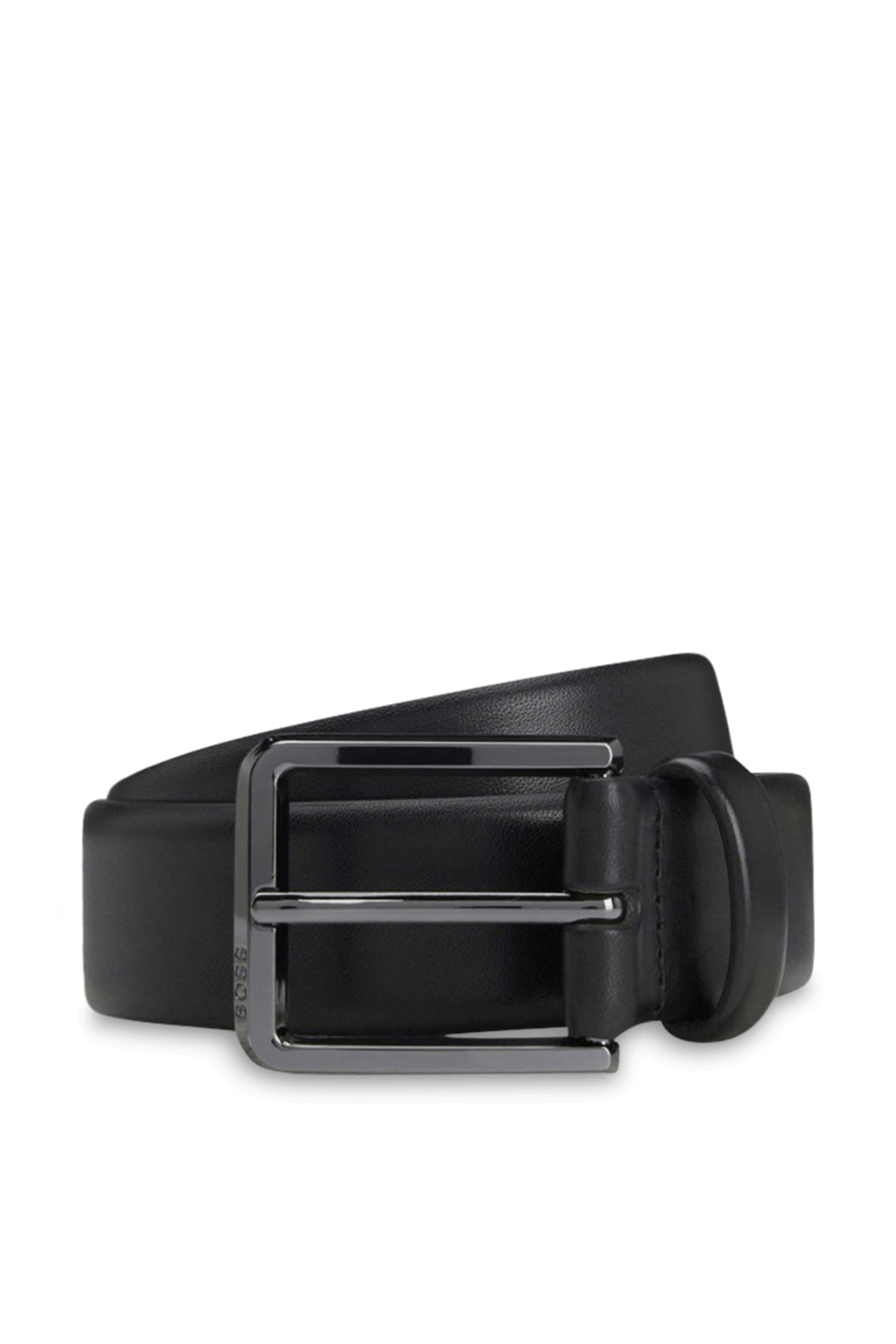 תמונה קידמית של חגורת עור