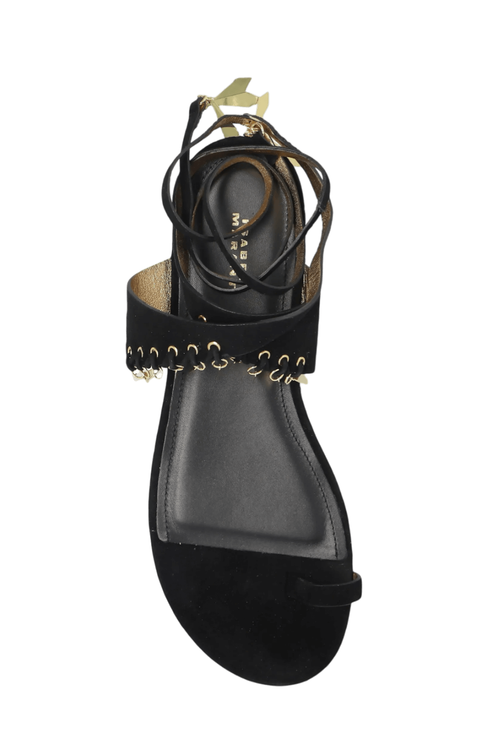 תמונת תקריב של סנדלי קשירה