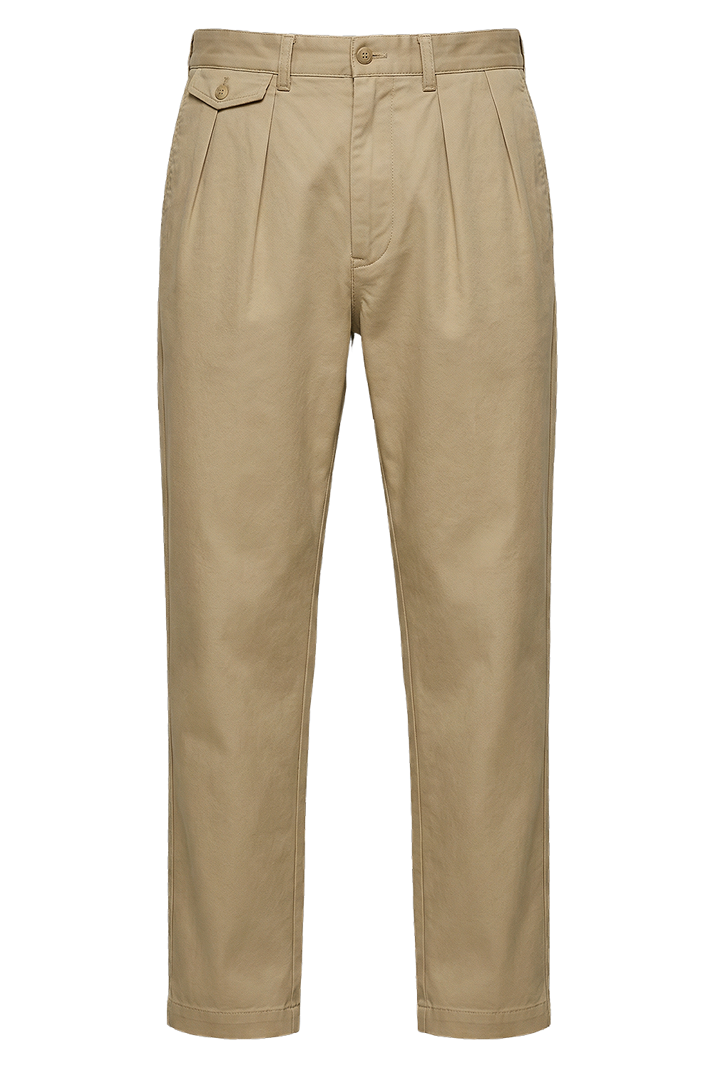 תמונה קידמית של מכנסי צ'ינו